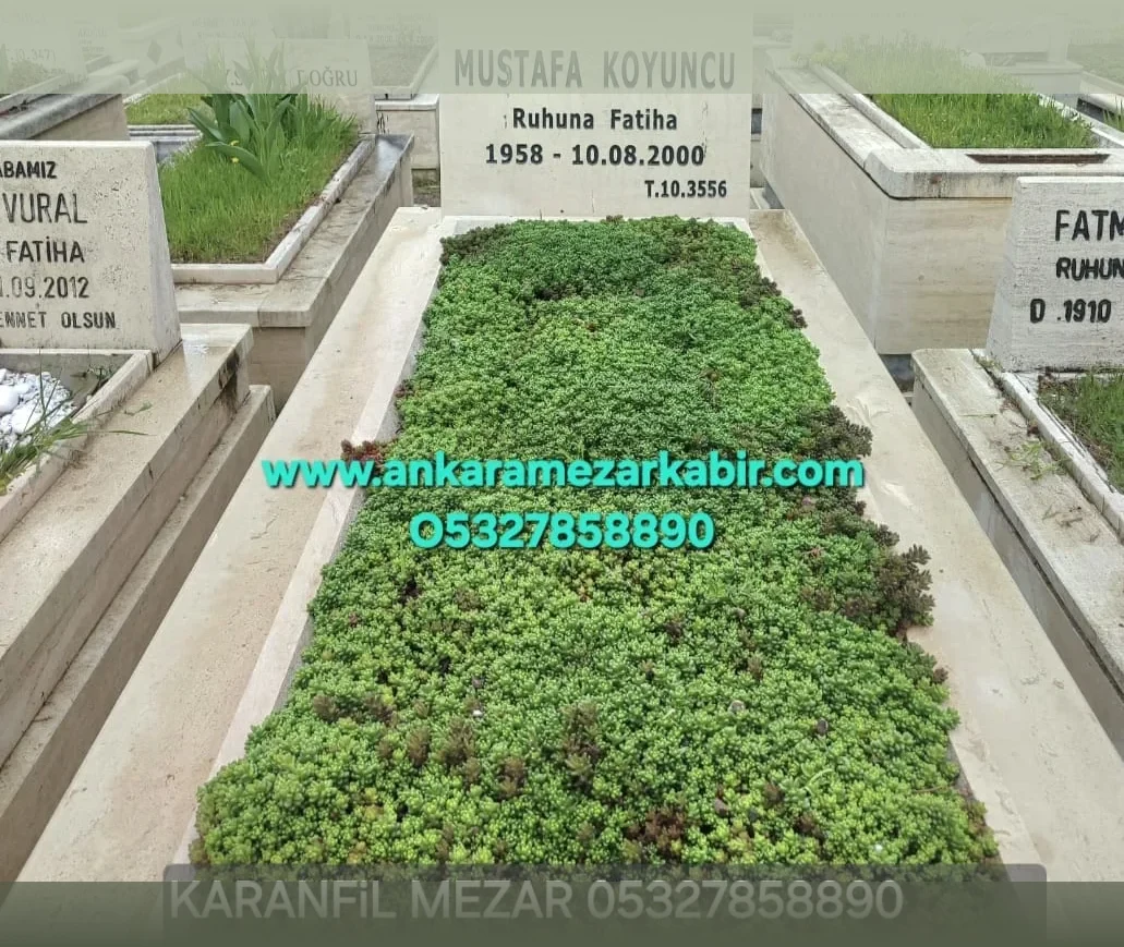Ankara Mezarci - Karşıyaka Mermer Mezar Ankara