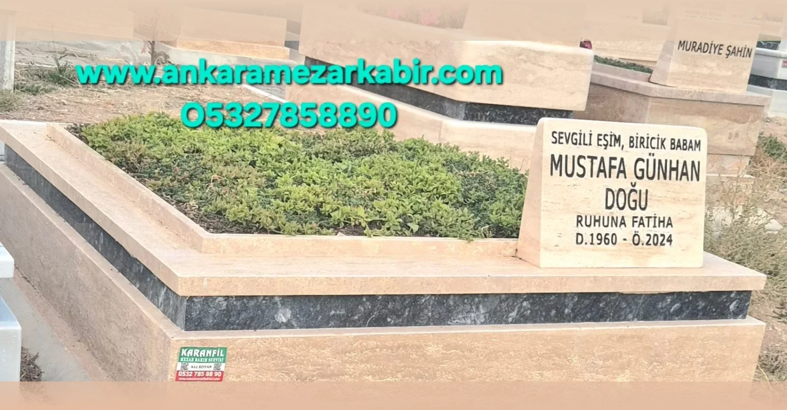 Galaxy Black Granit - Karşıyaka Mermer Mezar Ankara