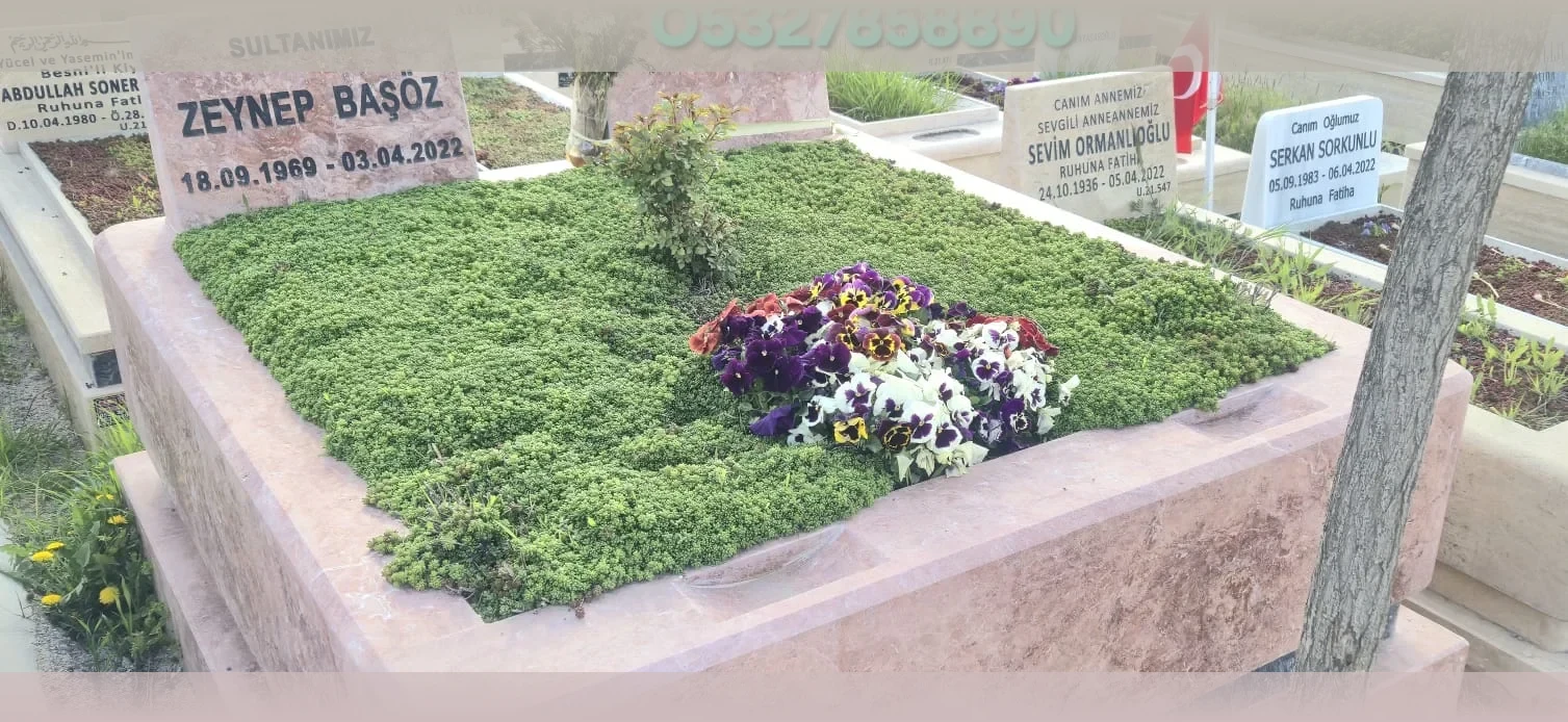 Mermer Mezar Detayi - Karşıyaka Mermer Mezar Ankara